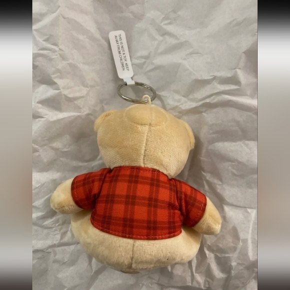 Coach limited edition plush teddy bear Keychain nwt - Picture 3 of 4